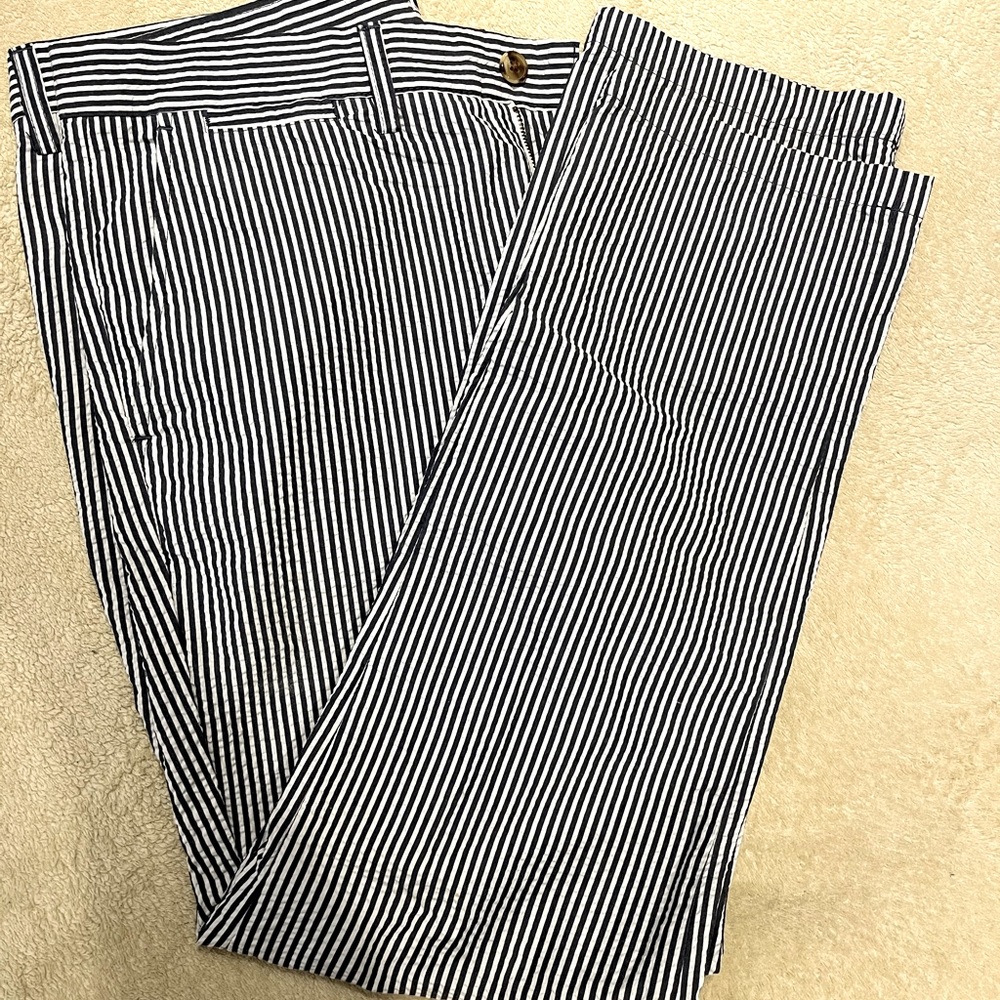 Macy’s Club Room Blue Seersucker Pants